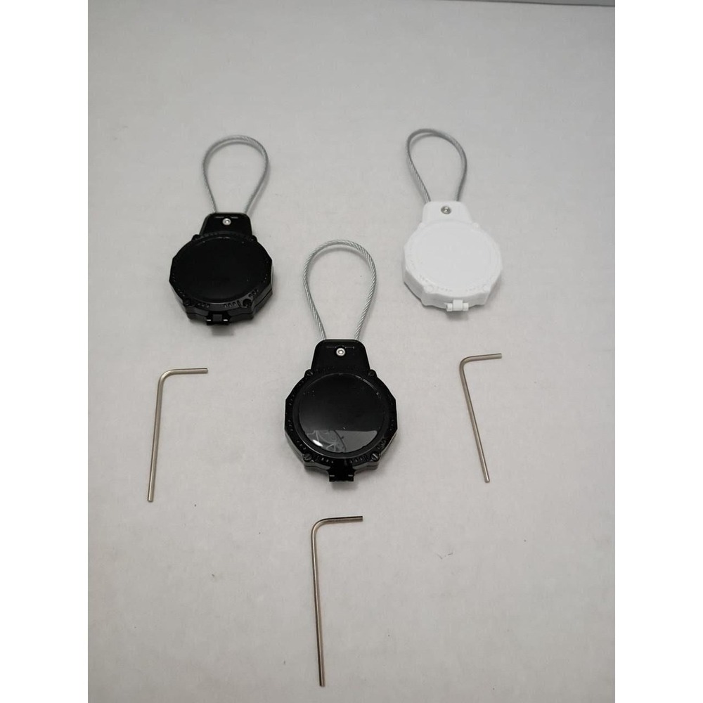 Waterproof Secure Holder Protective Air Tag Case Anti-Theft # 3. 2-Black/1-White